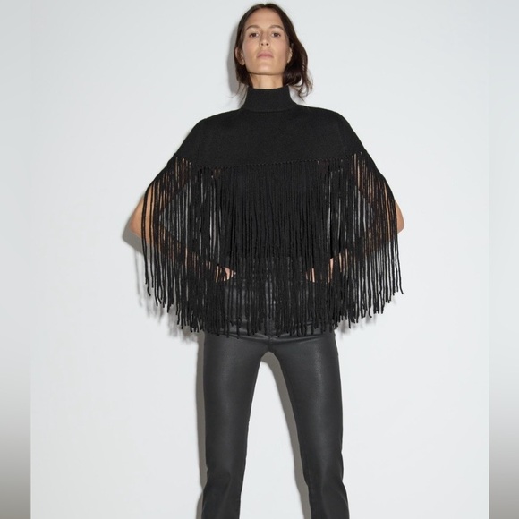 Zara Sweaters - BNWT Zara Fringe Thing